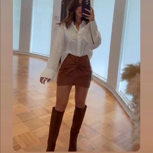 Camila Coelho leather mini